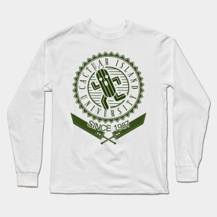 Cactuar university bright version Long Sleeve T-Shirt